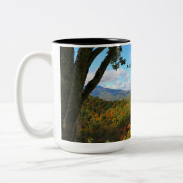 Rauchige Berge Zweifarbige Tasse