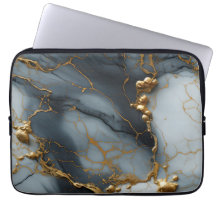 Rauchiger Onyxmarmor mit goldenen Adern