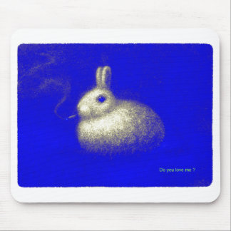 Rauchkaninchen Mousepad