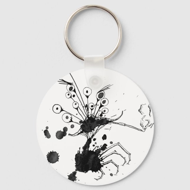 Rauchkrabbe Schlüsselanhänger (Vorderseite)