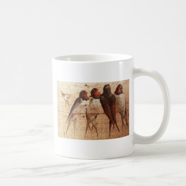 Rauchschwalben Tasse (Rechts)