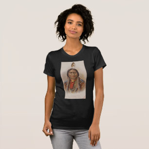 Rauchsignale: Lakota-Indianerschiff sitzt Bull T-Shirt