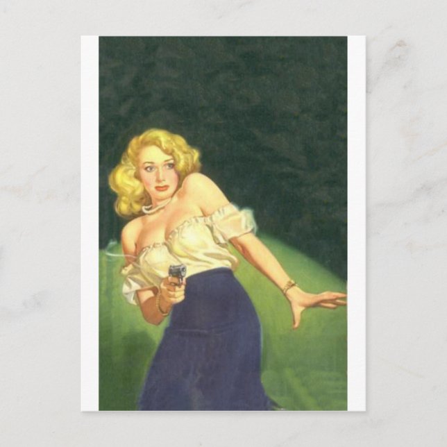 Rauchwaffe Postkarte (Vorderseite)