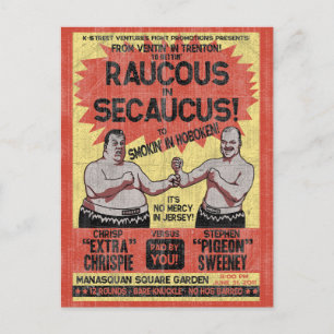 Raucus in Secaucus Postkarte