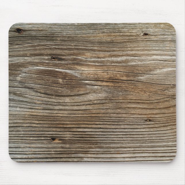 raue alte Holzplanke Mousepad (Vorne)