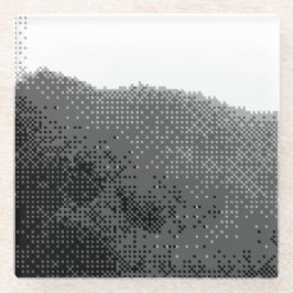 raue Berge Glasuntersetzer