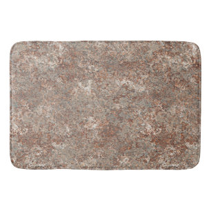 Raue Brown-Granit-Platte Badematte