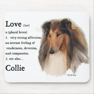 Raue Collie-Geschenke Mousepad