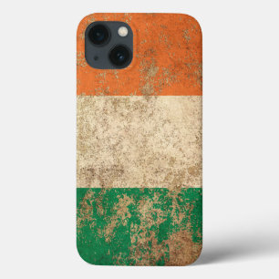 Raue gealterte Vintage irische Flagge Case-Mate iPhone Hülle