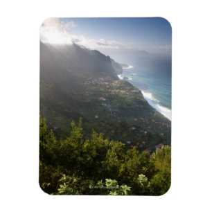 raue Küstenlinie der atlantischen Insel Madeira Magnet