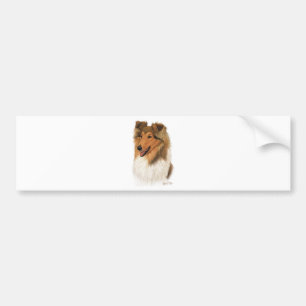 Rauer Collie Autoaufkleber