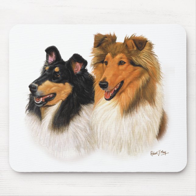 Rauer Collie Mousepad (Vorne)