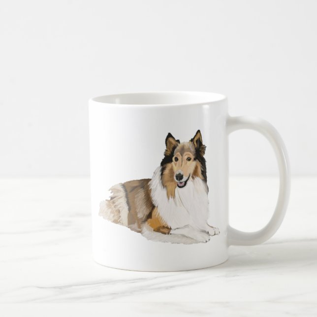 Rauer Collie Tasse (Rechts)