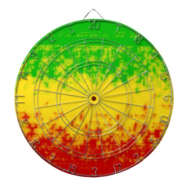 Rauer Rasta Entwurf Dartscheibe (vorne)