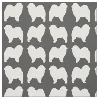 Raues Chow-Chow Chow-Chow Silhouette-Muster