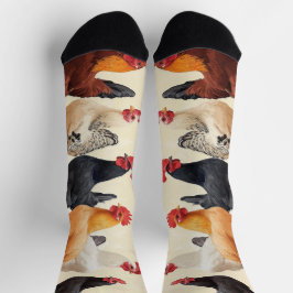 Raufälber in Folge Socken