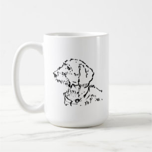 Rauhaar-Dackel-Hundemama-Kaffee Kaffeetasse