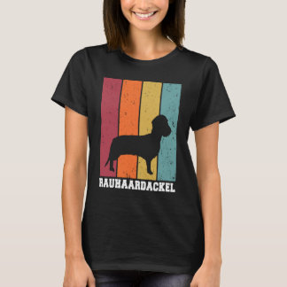 Rauhaardackel Vintag T-Shirt