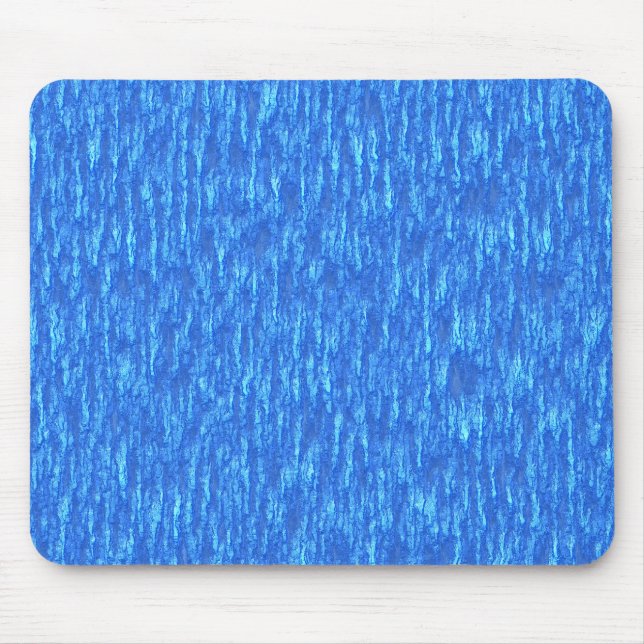 Rauhe Kristalloberfläche Blau Mousepad (Vorne)