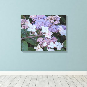 Rauher Hortensien-Blüten Floral Leinwanddruck