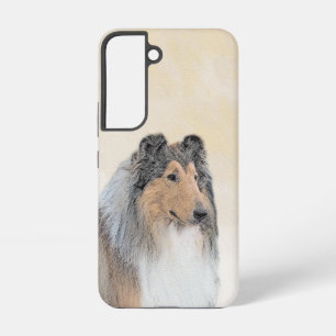 Rauhhaar Collie Malerei - Süße originelle Hundekun Samsung Galaxy Hülle