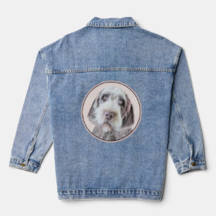 Rauhhaariger Griffon Malerei - Hundekunst Jeansjacke