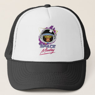 Raum-Affe Retro Truckerkappe
