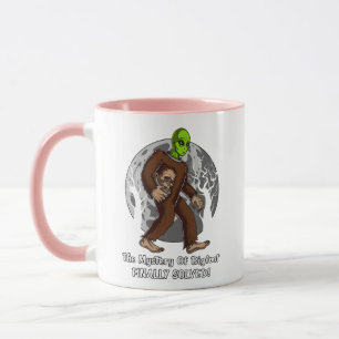 Raum-alien-Bigfoot-Verschwörung Geheimnis gelöstes Tasse