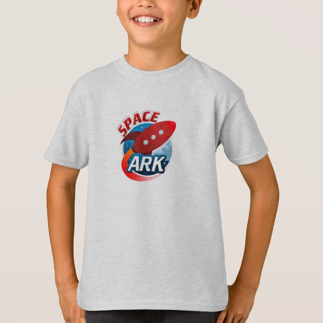"Raum-Arche" scherzt T-Shirt (Vorderseite)