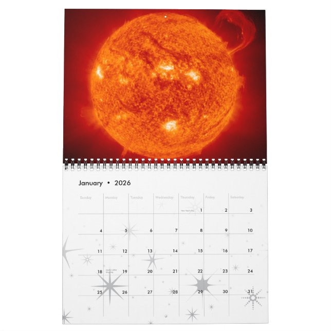 Raum-Astronomie-Kalender des Sonnensystem-2015 Kalender (Jan 2026)