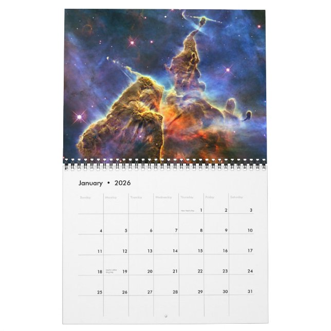 Raum-Astronomie-Kalender die NASA 2015 Kalender (Jan 2026)