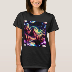 Raum & das Abstrat & der Mond #9 T-Shirt