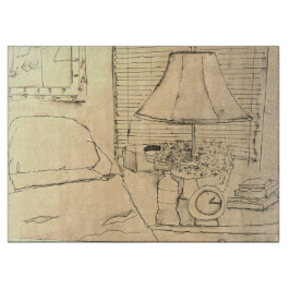 Raum Decorative Glas Cutting Board 15"x11" Schneidebrett