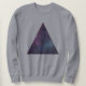 Raum-Dreieck (Sweatshirt) Sweatshirt (Design vorne)