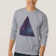 Raum-Dreieck (Sweatshirt) Sweatshirt (Vorderseite)