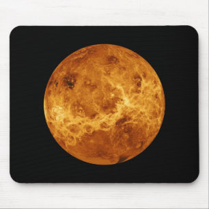 Raum-farbenreiches Foto des Planeten Venus Mousepad