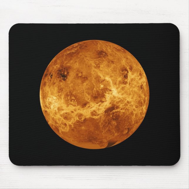 Raum-farbenreiches Foto des Planeten Venus Mousepad (Vorne)