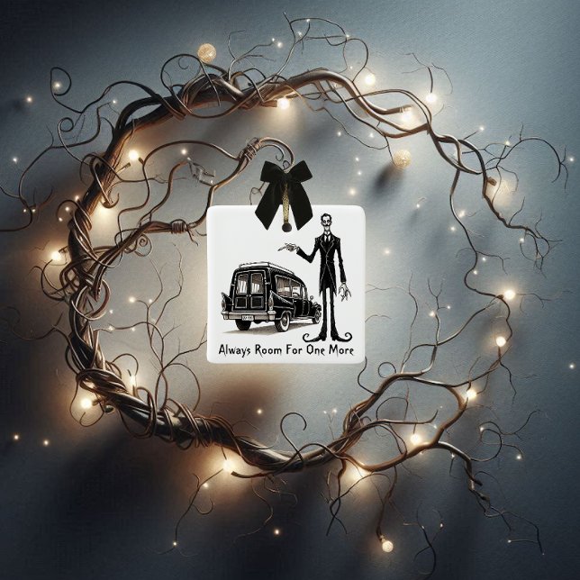 Raum für noch eins keramikornament (Vine wreath, fairy lights and an additional bow makes a unique focal point for any ornament!)