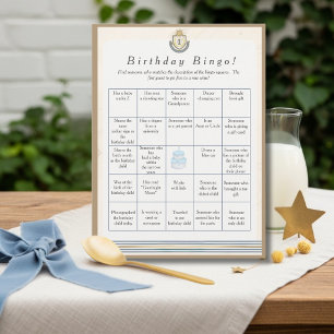 Raum Geburtstags Find Gästebingo Spielkarte Feiertagskarte