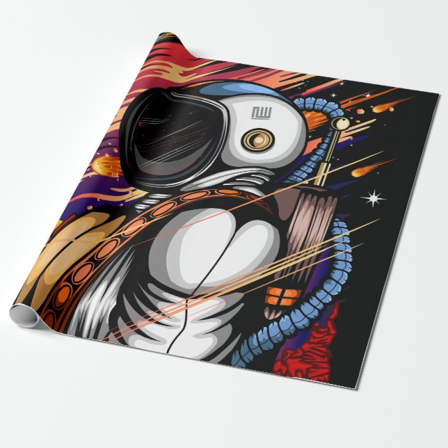 Raum Geschenkpapier (Ungerollt)