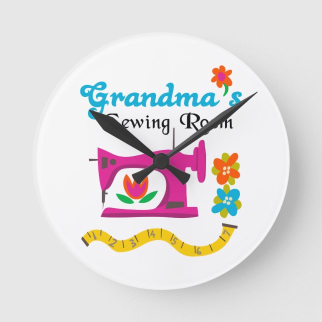 RAUM GRANDMAS RUNDE WANDUHR (Vorderseite)