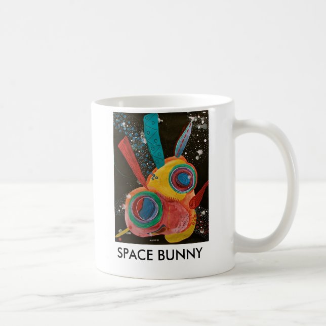 Raum-Häschen Tasse (Rechts)