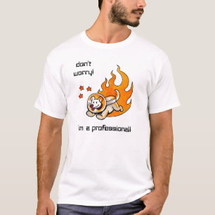 Raum-Hund "sorgen sich nicht!" T - Shirt