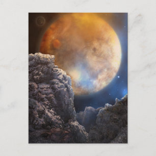 Raum IV: Einsamer Planet Postkarte