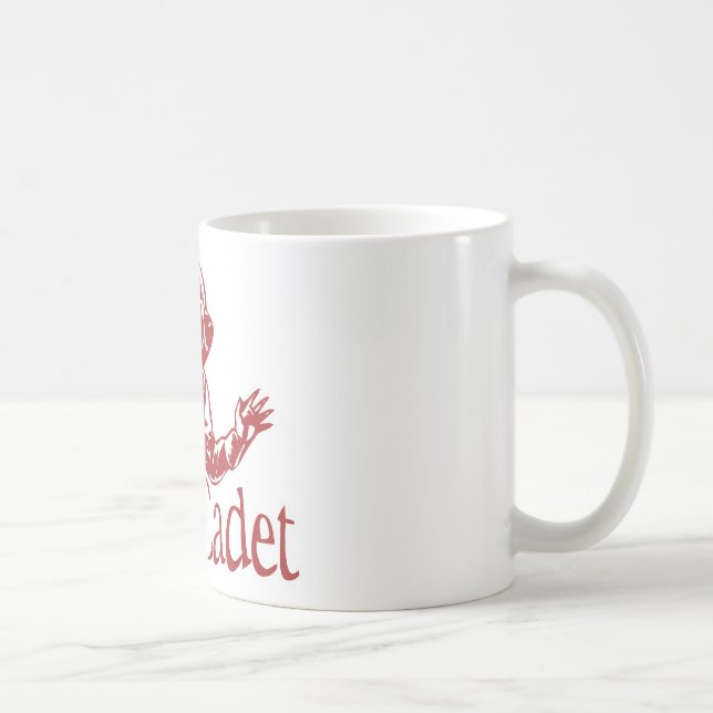 Raum-Kadett-Rot Kaffeetasse (Rechts)
