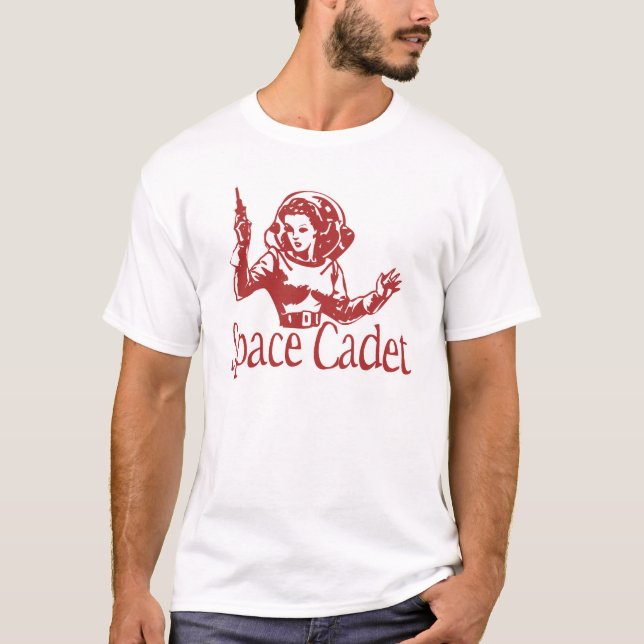Raum-Kadett-Rot T-Shirt (Vorderseite)