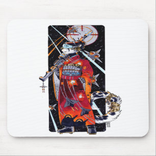 Raum-MarineKimono Jaguar Mousepad