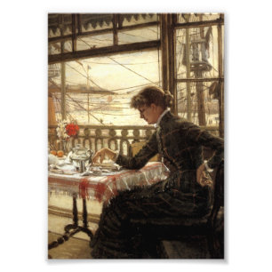 Raum mit Blick auf den Hafen Fotodruck