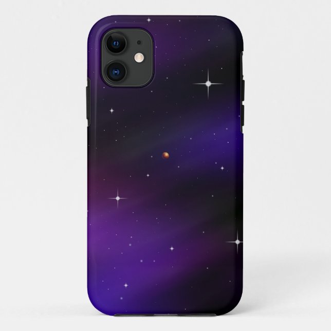 Raum mit Planeten und Sternen Case-Mate iPhone Hülle (Rückseite)