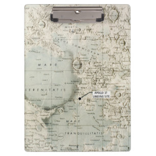 RAUM: MOND MAP, 1972 KLEMMBRETT